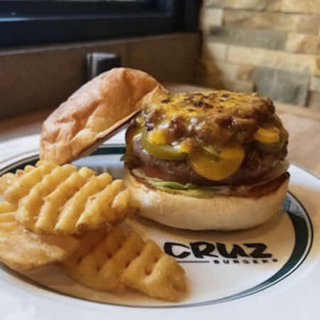 [JCCB] Chili & Cheese & Jalapenos Burger( ﾁﾘﾁｰｽﾞﾊﾗﾍﾟｰﾆｮﾊﾞｰｶﾞｰ )